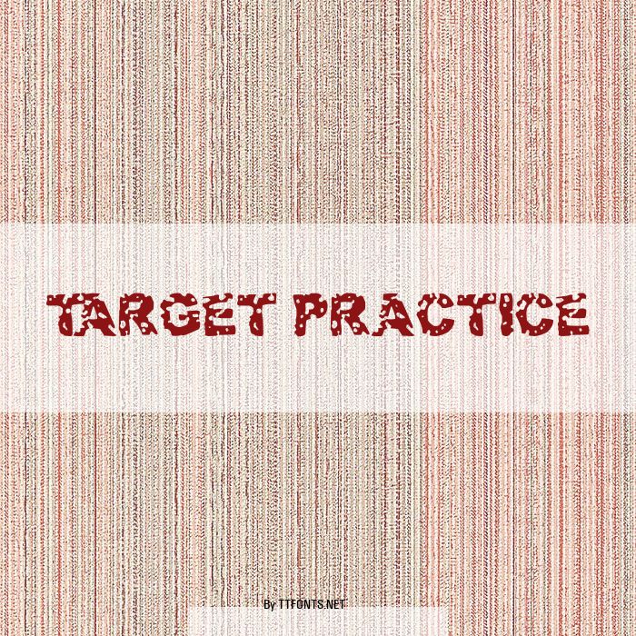 Target Practice example